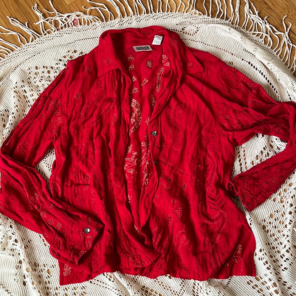 vintage chico’s design button down